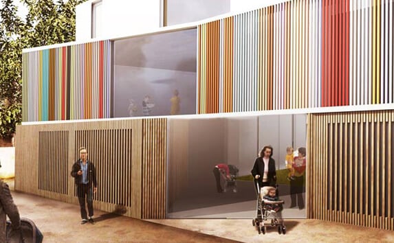 Crèche à courbevoie - Crèche parentale Courbevoie - Maud Caubet Architectes
