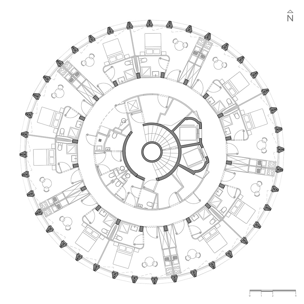 Etage courant - version logements